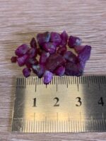 38.40 ct Afghan Ruby Rough Lot – Red Crystals with Natural Beauty & Form - Image 2