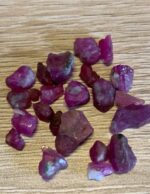 38.40 ct Afghan Ruby Rough Lot – Red Crystals with Natural Beauty & Form - Image 5