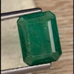 2.30 Carat Emerald – Elegant Emerald Cut Faceted Gemstone