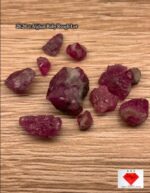26.20ct Afghan Ruby Rough Lot – Red Crystals with Natural Beauty & Form