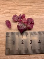 26.20ct Afghan Ruby Rough Lot – Red Crystals with Natural Beauty & Form - Image 2