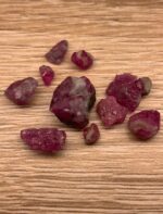 26.20ct Afghan Ruby Rough Lot – Red Crystals with Natural Beauty & Form - Image 3