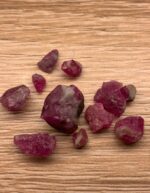 26.20ct Afghan Ruby Rough Lot – Red Crystals with Natural Beauty & Form - Image 4
