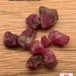 33.96ct Afghan Ruby Rough Lot – Red Crystals with Natural Beauty & Form