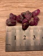 33.96ct Afghan Ruby Rough Lot – Red Crystals with Natural Beauty & Form - Image 2