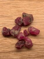 33.96ct Afghan Ruby Rough Lot – Red Crystals with Natural Beauty & Form - Image 3