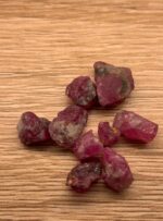 33.96ct Afghan Ruby Rough Lot – Red Crystals with Natural Beauty & Form - Image 4