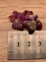 35.57ct Afghan Ruby Rough Lot – Red Crystals with Natural Beauty & Form - Image 2