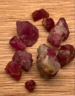 35.57ct Afghan Ruby Rough Lot – Red Crystals with Natural Beauty & Form - Image 3
