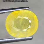 5.92 Carat Sri Lankan Sapphire – A Classic Oval Faceted Gemstone