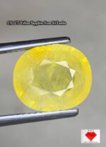 5.92 Carat Sri Lankan Sapphire – A Classic Oval Faceted Gemstone