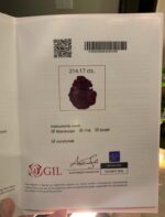 AIG Certified 214.17 CT Natural Rough Ruby From Afghanistan - Image 2
