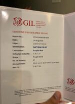 AIG Certified 214.17 CT Natural Rough Ruby From Afghanistan - Image 3