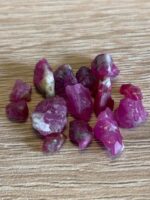 37.60 ct Afghan Ruby Rough Lot – Red Crystals with Natural Beauty & Form - Image 2