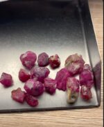 37.60 ct Afghan Ruby Rough Lot – Red Crystals with Natural Beauty & Form - Image 12