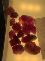 37.60 ct Afghan Ruby Rough Lot – Red Crystals with Natural Beauty & Form - Image 5