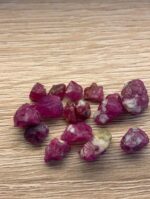 37.60 ct Afghan Ruby Rough Lot – Red Crystals with Natural Beauty & Form - Image 8