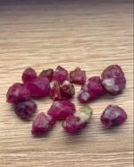 37.60 ct Afghan Ruby Rough Lot – Red Crystals with Natural Beauty & Form - Image 9