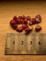 37.60 ct Afghan Ruby Rough Lot – Red Crystals with Natural Beauty & Form - Image 10