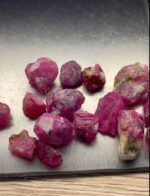 37.60 ct Afghan Ruby Rough Lot – Red Crystals with Natural Beauty & Form - Image 13