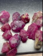 37.60 ct Afghan Ruby Rough Lot – Red Crystals with Natural Beauty & Form - Image 14