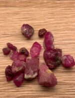 33.46ct Afghan Ruby Rough Lot – Red Crystals with Natural Beauty & Form - Image 3