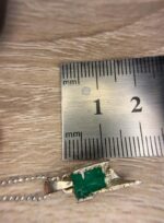 Luxury 17.15 Carat Natural Swat Emerald Crystal Pendant in Sterling Silver - Image 8