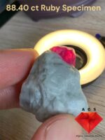 Natural Afghan Ruby Specimen – 88.40 Carats of Raw Beauty