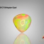 High Fire 6.31 CT white Opal from Ethiopia
