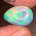 5.32 CT White Ethiopian Opal A Refined Gemstone