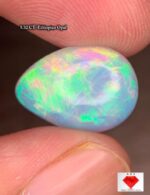 5.32 CT White Ethiopian Opal A Refined Gemstone