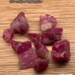 41.80ct Afghan Ruby Rough Lot – Red Crystals with Natural Beauty & Form