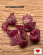 41.80ct Afghan Ruby Rough Lot – Red Crystals with Natural Beauty & Form