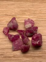 41.80ct Afghan Ruby Rough Lot – Red Crystals with Natural Beauty & Form - Image 3