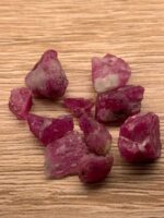 41.80ct Afghan Ruby Rough Lot – Red Crystals with Natural Beauty & Form - Image 4