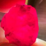 GIL Certified 41.35ct Afghan Ruby Rough  – Red Crystal