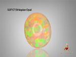 Good Fire 5.87 CT white Opal from Ethiopia