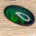 Black 5.26 CT Ethiopian Opal  Elegant Cabochon Gemstone