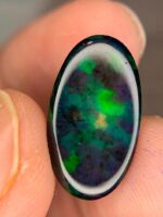 Black 5.26 CT Ethiopian Opal  Elegant Cabochon Gemstone - Image 3
