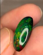 Black 5.26 CT Ethiopian Opal  Elegant Cabochon Gemstone - Image 5