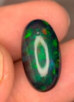Black 5.26 CT Ethiopian Opal  Elegant Cabochon Gemstone - Image 7