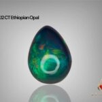 Beautiful 12.12 CT Black Ethiopian Opal