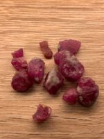 26.78ct Afghan Ruby Rough Lot – Red Crystals with Natural Beauty & Form - Image 3