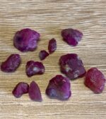 29.91ct Afghan Ruby Rough Lot – Red Crystals with Natural Beauty & Form - Image 4