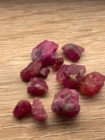 29.91ct Afghan Ruby Rough Lot – Red Crystals with Natural Beauty & Form - Image 6