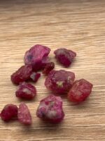 29.91ct Afghan Ruby Rough Lot – Red Crystals with Natural Beauty & Form - Image 7