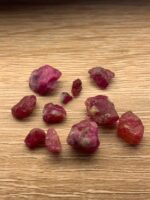 29.91ct Afghan Ruby Rough Lot – Red Crystals with Natural Beauty & Form - Image 8