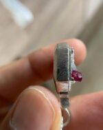 47.28 ct Luxury Ruby Specimen Pendant Preserved in Silver - Image 4