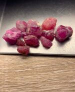 29.91ct Afghan Ruby Rough Lot – Red Crystals with Natural Beauty & Form - Image 9