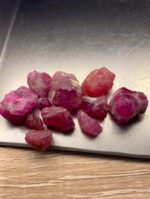 29.91ct Afghan Ruby Rough Lot – Red Crystals with Natural Beauty & Form - Image 10